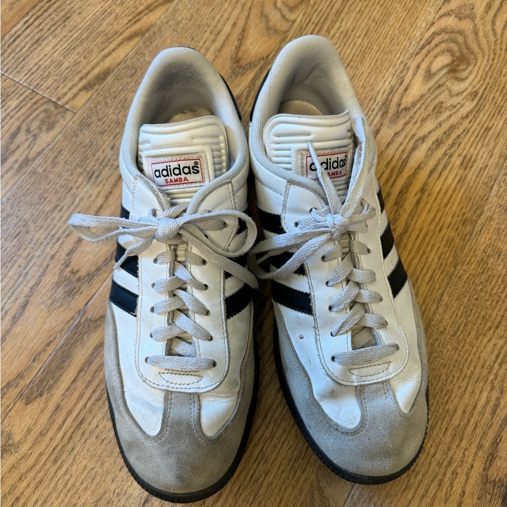 Adidas Samba Men's White and Black Shoes